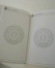 Özel Üretim Parlak Baskı Beyaz Defter
