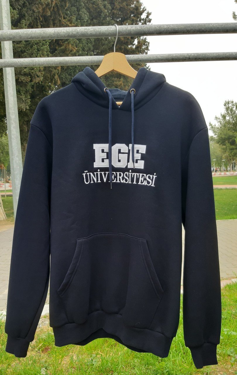EGE ÜNİVERSİTESİ BASKILI SWEAT LACİVERT
