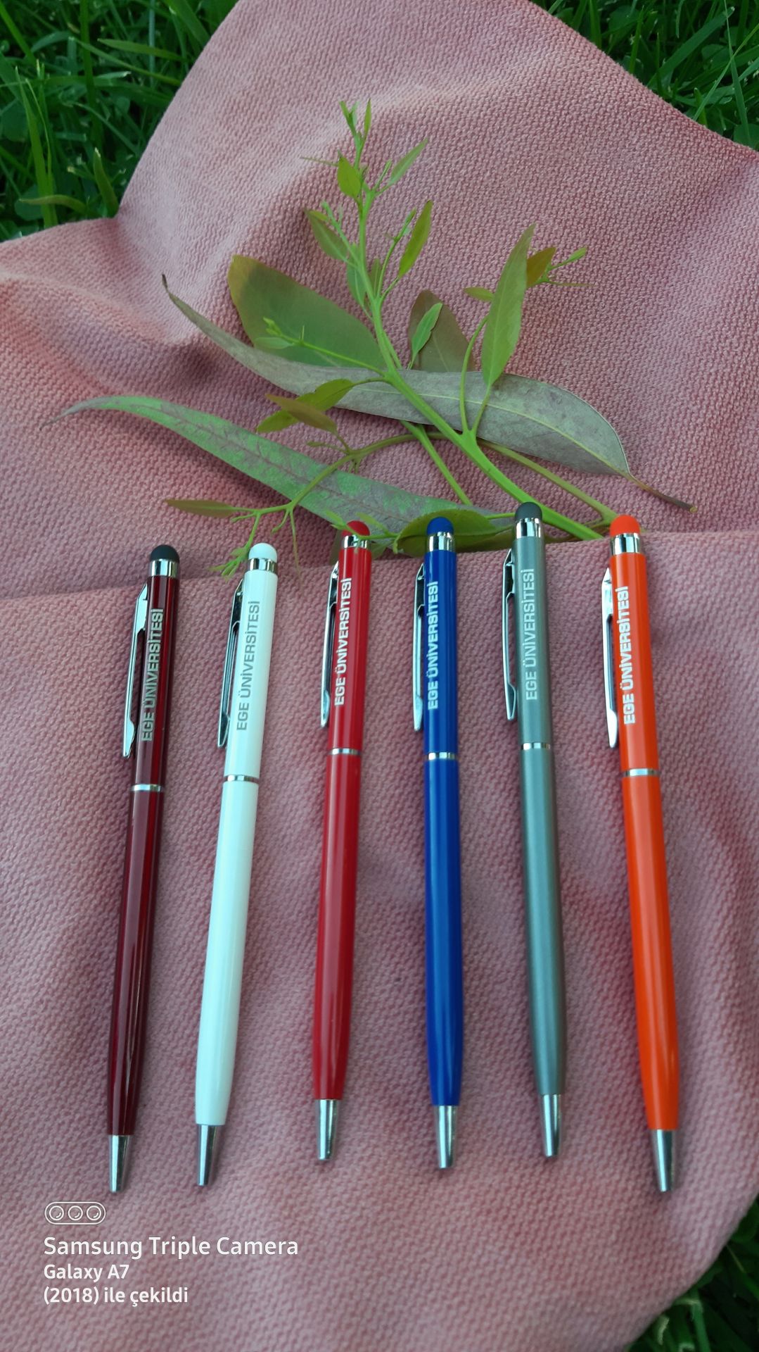 EGE ÜNİVERSİTESİ BASKILI RENKLİ KALEM